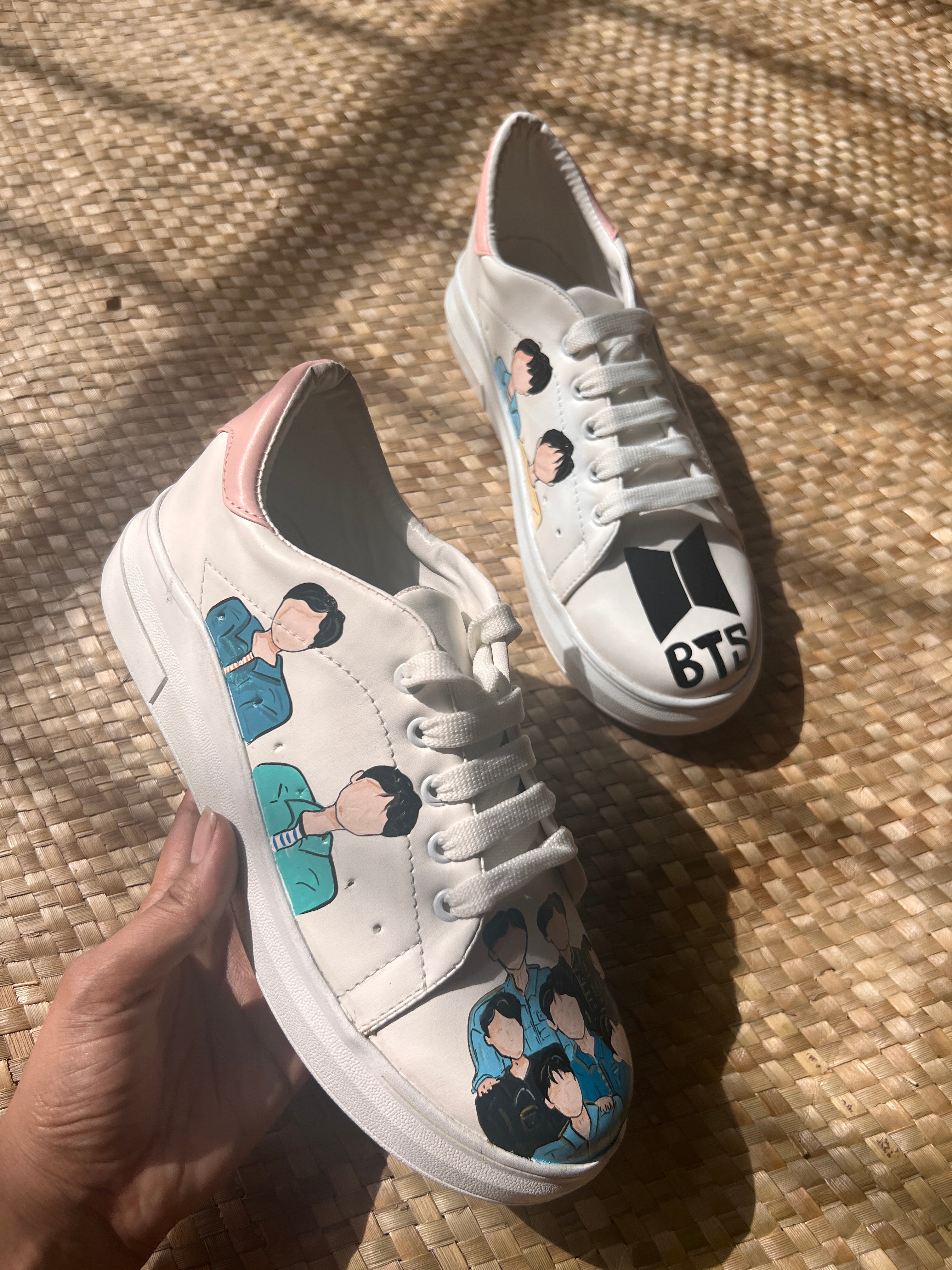 Bts canvas shoes best sale