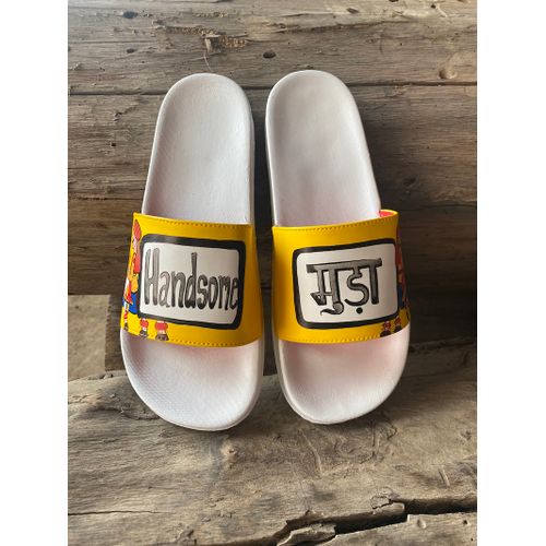 Ghodhi Artwork Mens Slides