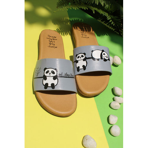 Grey Panda Love Slides